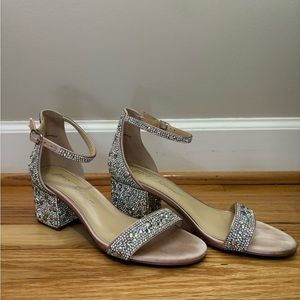 Betsy Johnson Size 6 Rhinestone Shoes